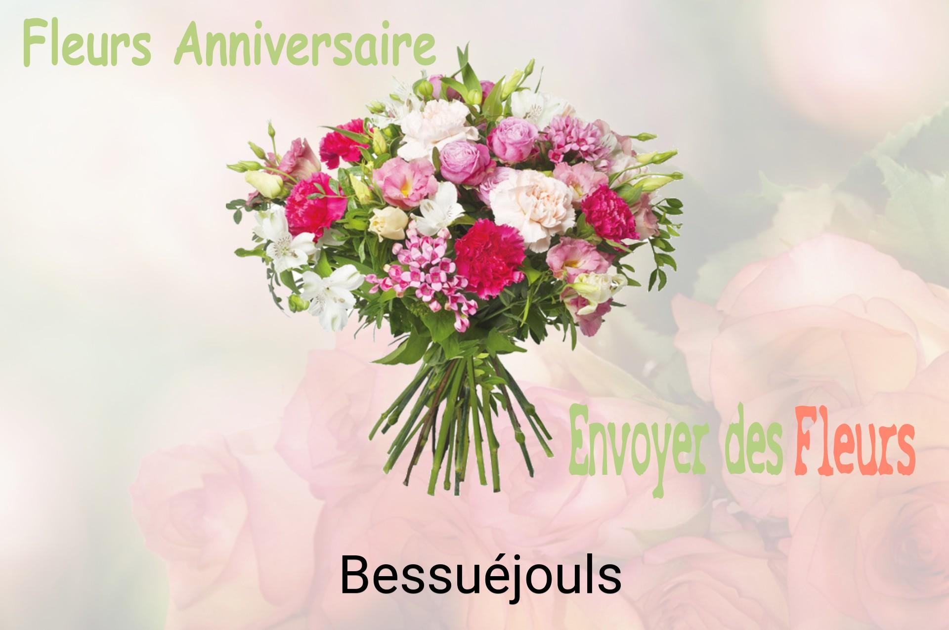 Bouquet de fleurs d’anniversaire livré à Bessuéjouls